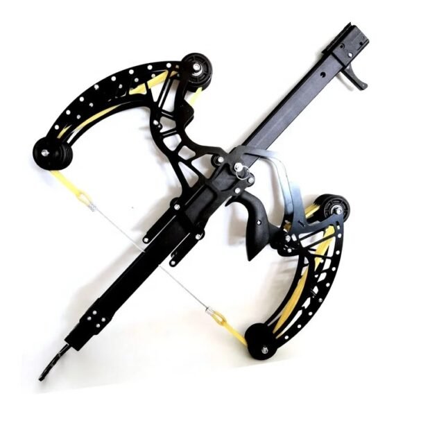 High Power Laser All Metal Slingshot High-precision Hunting Steel Ball Slingshot Composite Bow Steel Mini Composite Bow Set - Image 2