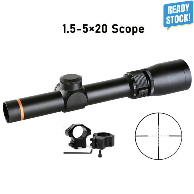 1.5-5x20 Tactical Reticle Scope