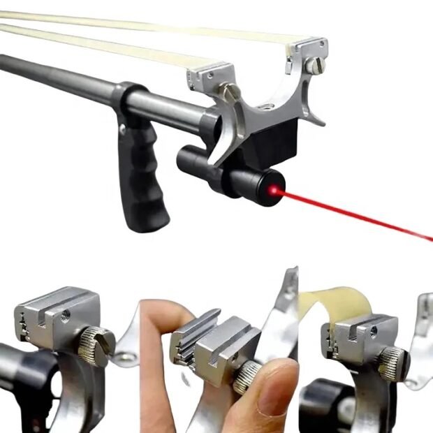 High-Power Rubber Band Slingshot Laser Set - Image 5