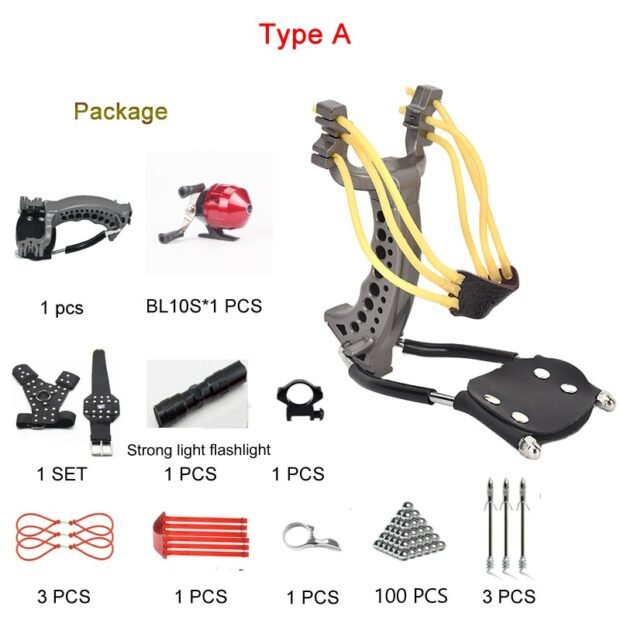 Hot Selling Slinghsot Powerful Fishing Laser Catapult Set - Image 2