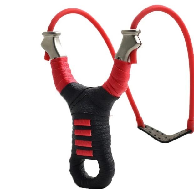Dual-purpose slingshot for shooting fish