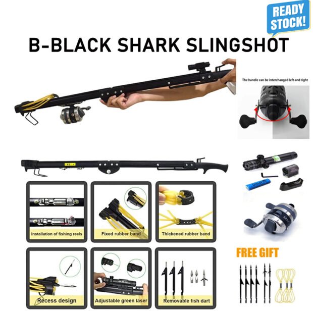 New Fishing Rod Fishing Slingshot Laser Set