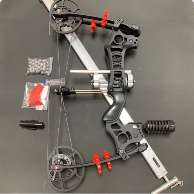 Archery Steel Ball Dual-Purpose Short-Shaft Composite Bow Set - Image 7