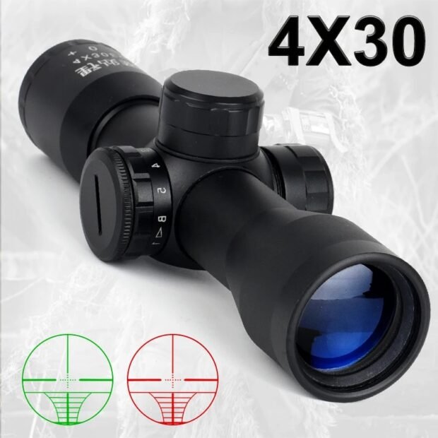 4x30 Fixed Magnification Scope with AO Parallax Adjustment | Crossbow BDC Reticle - Image 3