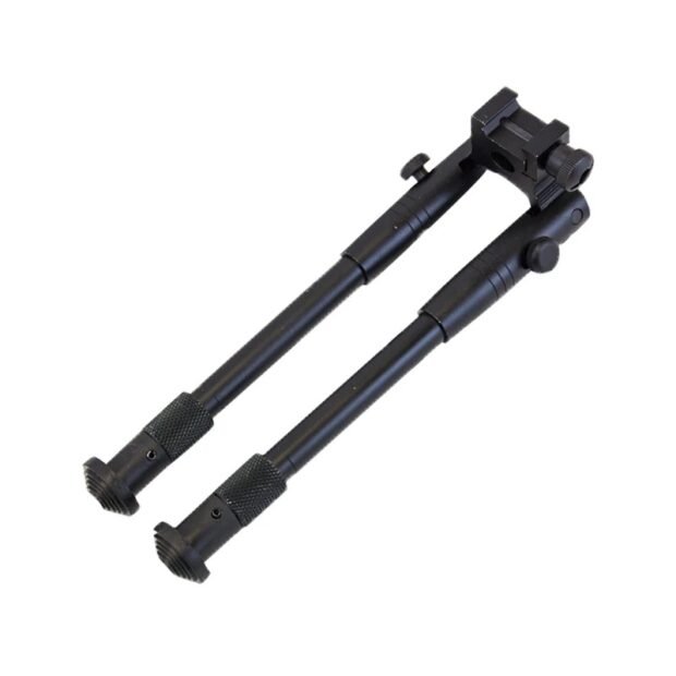 6-9" Tactical Hunting Rifle Clamp-On Mount Bipod - BP-39MINI,Black - Image 3