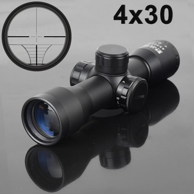 4x30 Fixed Magnification Scope with AO Parallax Adjustment | Crossbow BDC Reticle - Image 4