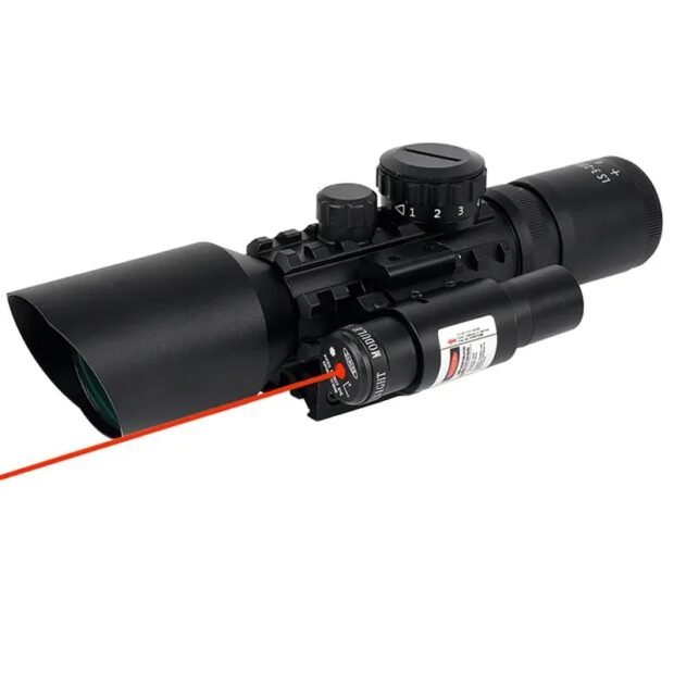 3-10x42 M9 Rifle Scope With RedLaser Sight - Image 6