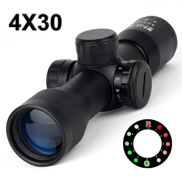 4x30 Fixed Magnification Scope with AO Parallax Adjustment | Crossbow BDC Reticle - Image 5