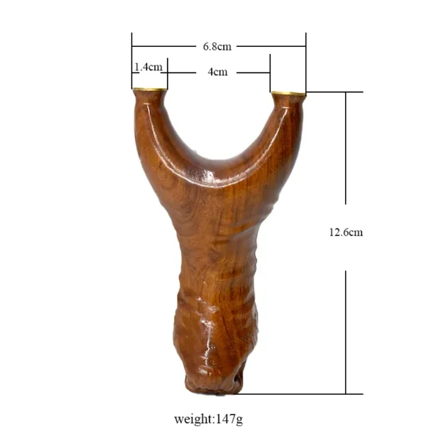Desert Iron Rosewood Engraving Slingshot - Image 5