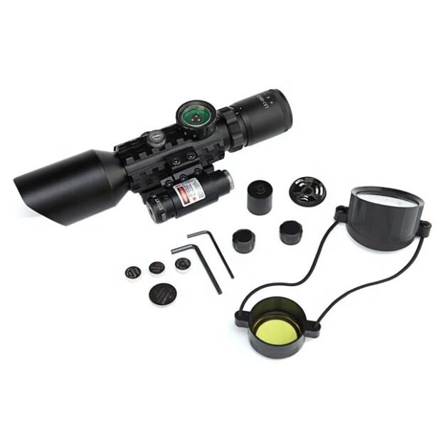 3-10x42 M9 Rifle Scope With RedLaser Sight - Image 7