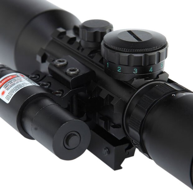 3-10x42 M9 Rifle Scope With RedLaser Sight - Image 2