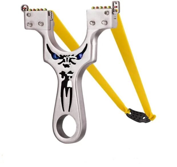 Little Monster Double Screw Powerful Stainless Steel  Slingshot