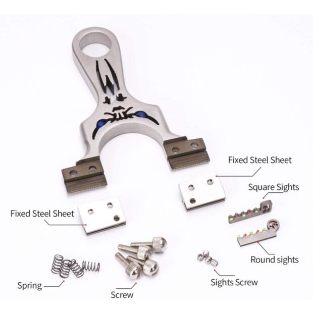Little Monster Double Screw Powerful Stainless Steel  Slingshot - Image 7
