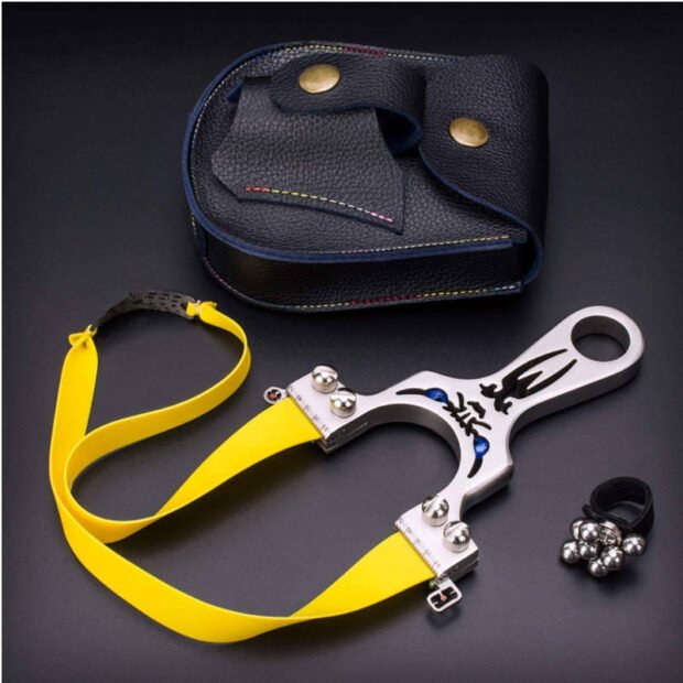 Little Monster Double Screw Powerful Stainless Steel  Slingshot - Image 4