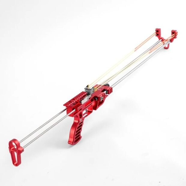 2024 Falcon Metal SlingShot Rifle Red/Black - Image 3