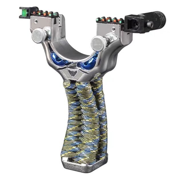 Strong Resin Laser Slingshot Rubber Band Mud Shooting Competition Portable Outdoor Hunting Sport