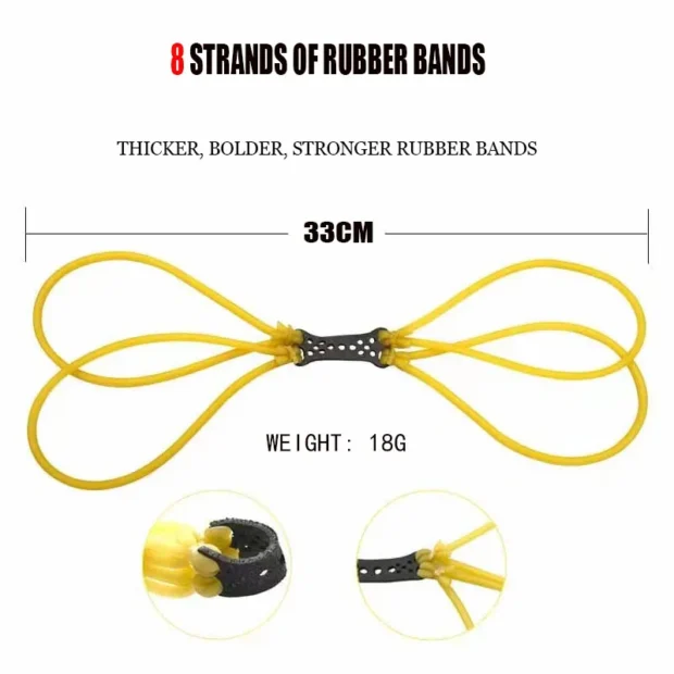 2PCS/8 Strands Double Shares Rubber Band - Image 4