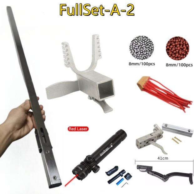 DIY Stainless Steel Tube Slingshot Rifle Full Set - Image 18