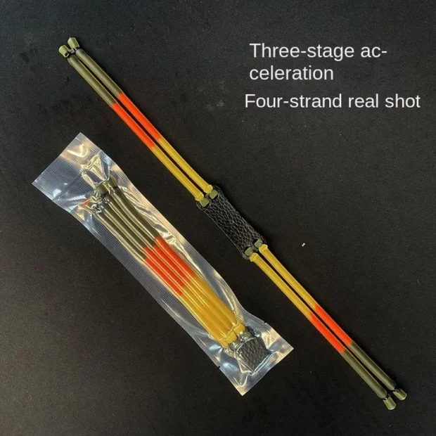 3 Level of Acceleration Tube Rubber Band 4/8 Strands 1PCS - Image 5