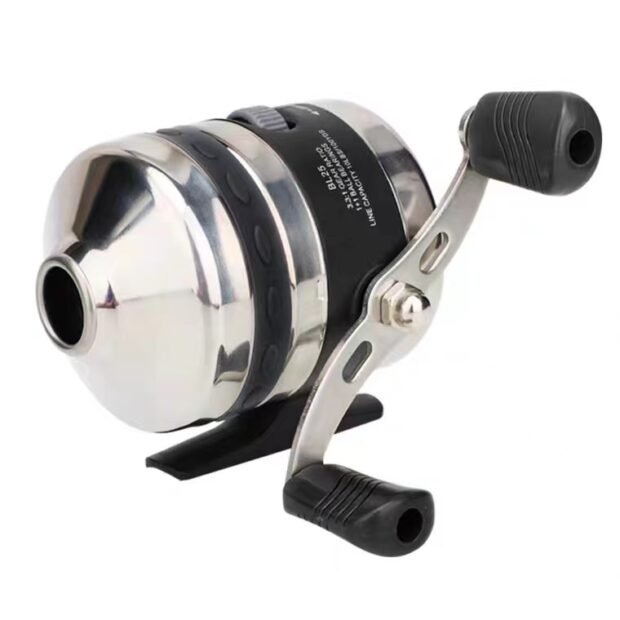 BL25 stainless steel metal fishing reel closed rotating fishing slingshot to shoot fishing darts
