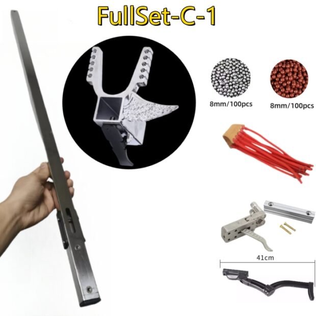 DIY Stainless Steel Tube Slingshot Rifle Full Set - Image 31