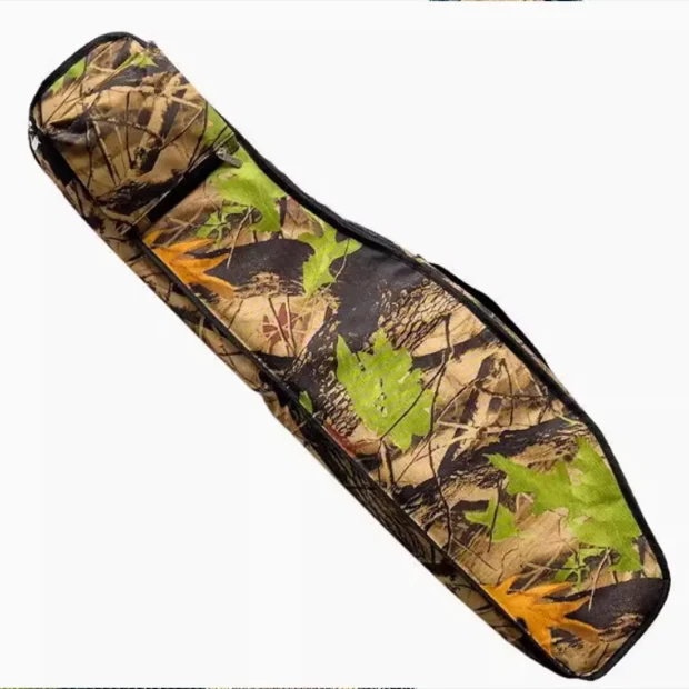 Camouflage slingshot backpack. – Green, 120cm - Image 3