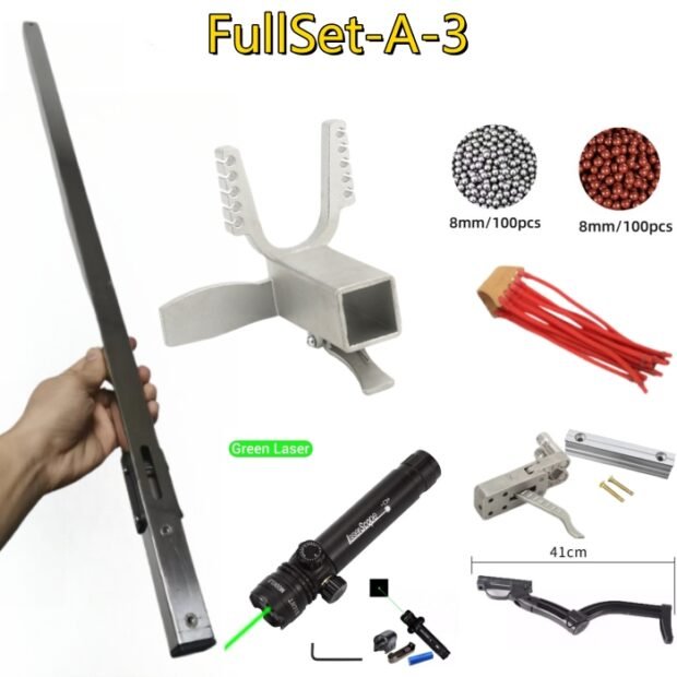 DIY Stainless Steel Tube Slingshot Rifle Full Set - Image 19