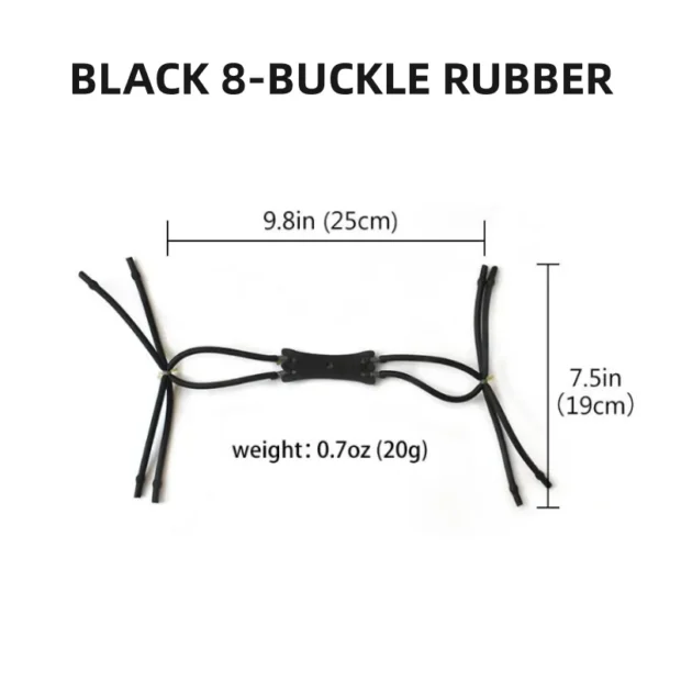 2PCS Hanging Rubber Band