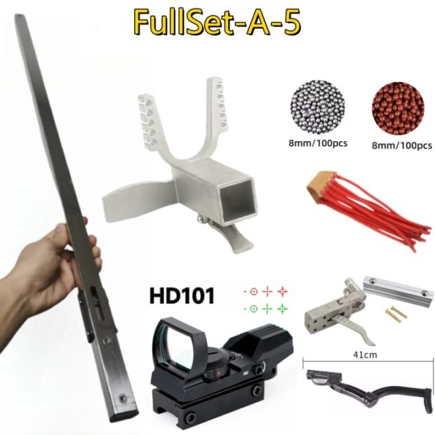 DIY Stainless Steel Tube Slingshot Rifle Full Set - Image 21