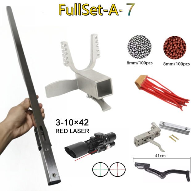 DIY Stainless Steel Tube Slingshot Rifle Full Set - Image 23