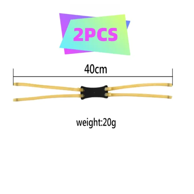2PCS/4 Strands Rubber Band