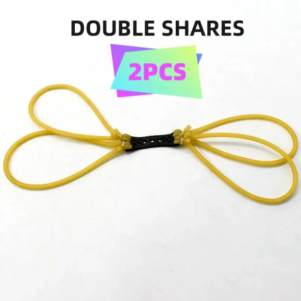 2PCS/8 Strands Double Shares Rubber Band