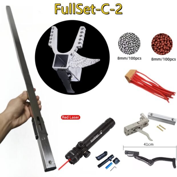 DIY Stainless Steel Tube Slingshot Rifle Full Set - Image 32