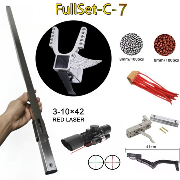 DIY Stainless Steel Tube Slingshot Rifle Full Set - Image 37