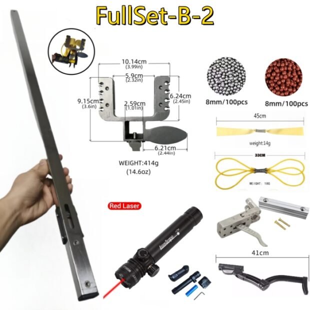 DIY Stainless Steel Tube Slingshot Rifle Full Set - Image 25