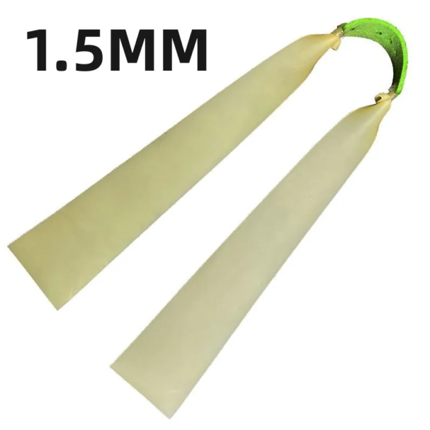 1.2/1.5/2.0mm Slingshot Gun Flat Rubber Band 5PCS - Image 4