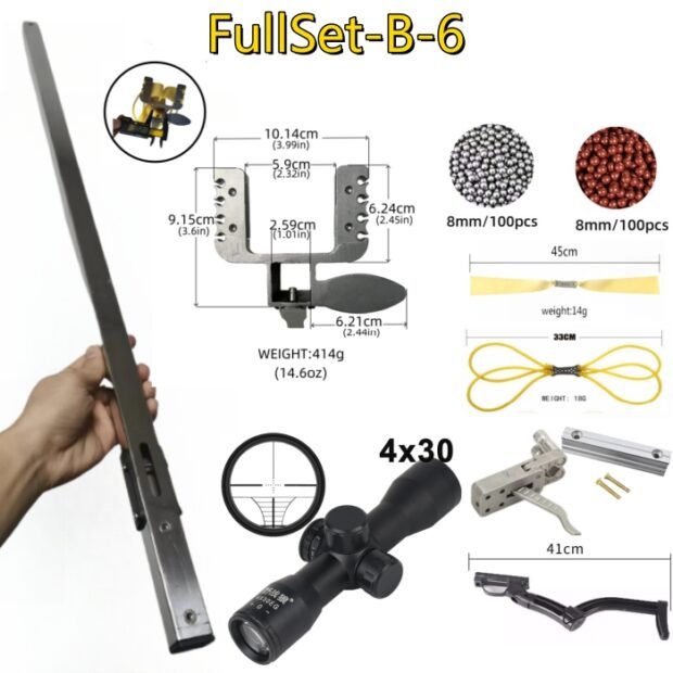 DIY Stainless Steel Tube Slingshot Rifle Full Set - Image 29