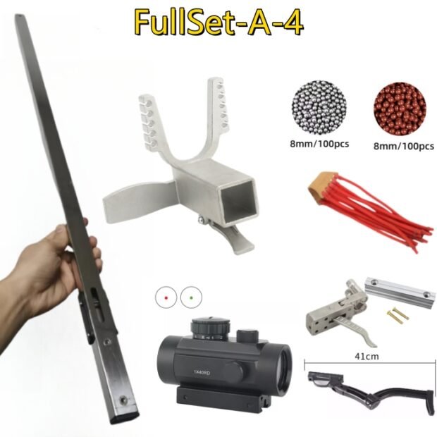 DIY Stainless Steel Tube Slingshot Rifle Full Set - Image 20