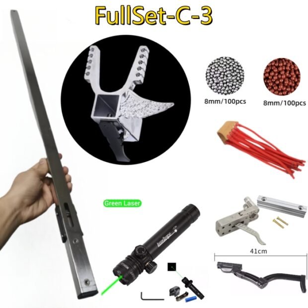 DIY Stainless Steel Tube Slingshot Rifle Full Set - Image 33