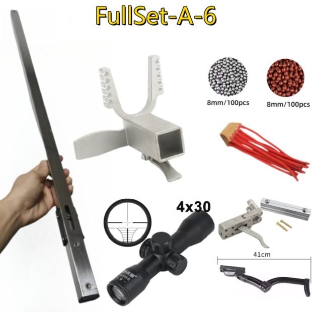 DIY Stainless Steel Tube Slingshot Rifle Full Set - Image 22
