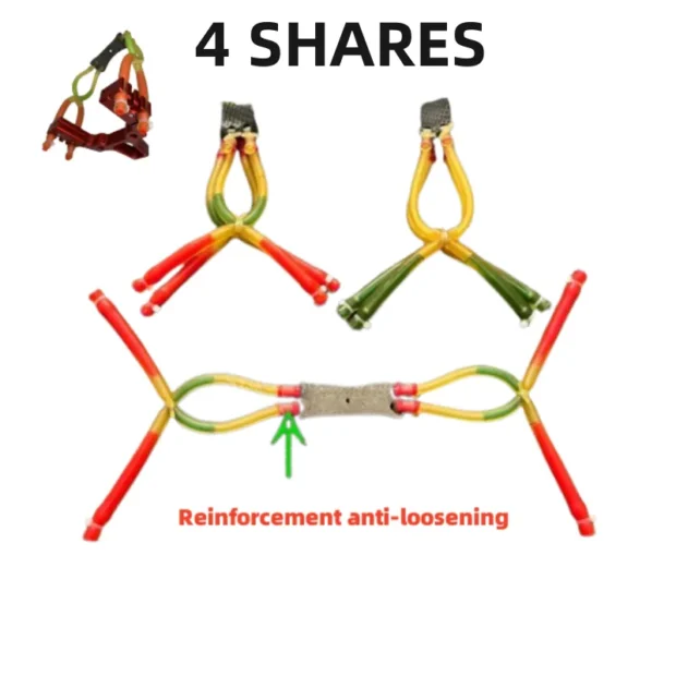 2PCS/4 Shares Rubber Band Reinforcement anti-loosening